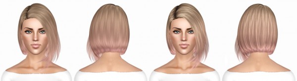 Nightcrawler Edge hairstyle retextured by July Kapo for Sims 3