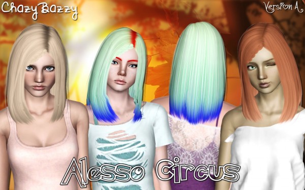 Alesso`s Circus Hairstyle retextured by Chazy Bazzy for Sims 3