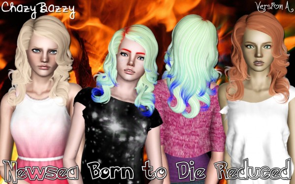 Newsea`s Born to Die Reduced hairstyle by Chazy Bazzy for Sims 3