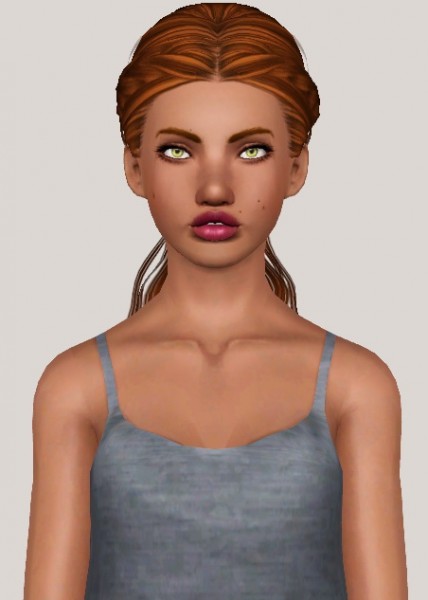 Skysims 270 hairstyle retextured by Someone take photoshop away from me for Sims 3