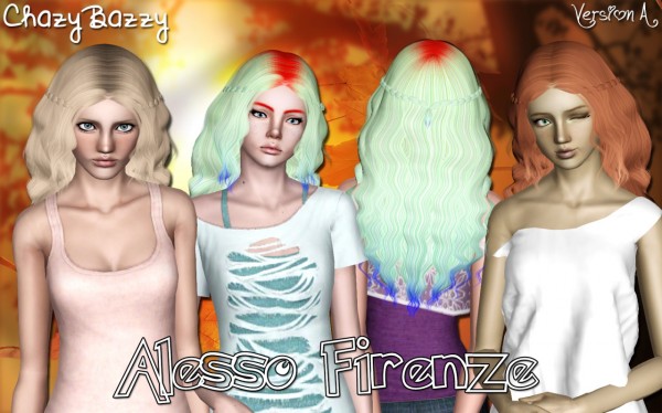 Alesso`s Firenze hairstyle retextured by Chazy Bazzy for Sims 3