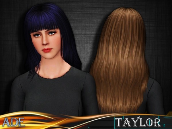 Taylor hairstyle for TS3 by Ade Darma by The Sims Resource for Sims 3