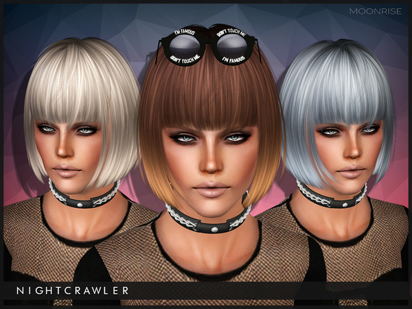Moonrise hairstyle by Nightcrawler by The Sims Resource for Sims 3