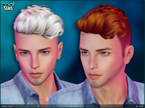 Anto   Darko hairstyle by The Sims Resource for Sims 3
