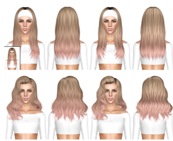 Ade Darma Iggy and Alesso Omen hairstyles retextured by July Kapo for Sims 3