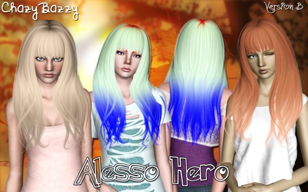 Alesso`s Hero hairstyle retextured by Chazy Bazzy for Sims 3