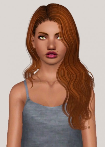 Sintiklia Lana hairstyle retextured by Someone take photoshop away from me for Sims 3