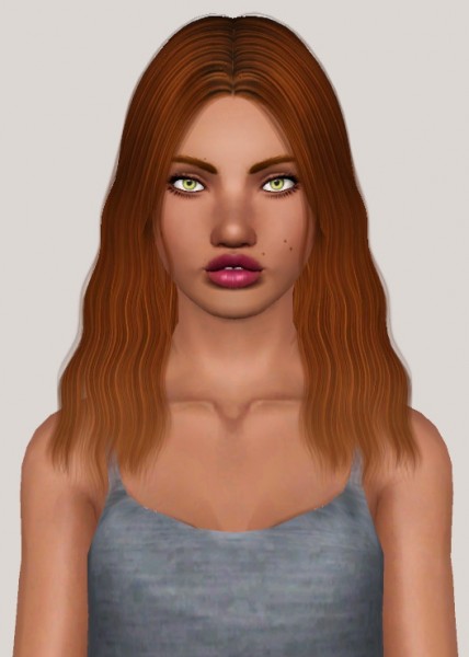 Cazy Blackbird hairstyle retextured by Someone take photoshop away from me for Sims 3