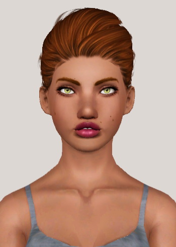 Nightcrawler Kelly hairstyle retextured by Someone take photoshop away from me for Sims 3