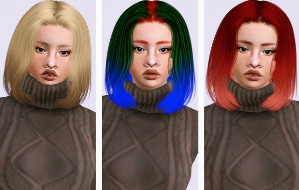 Alesso`Stone hairstyle retextured by Beaverhausen for Sims 3