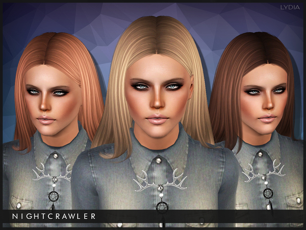 Lydia hairstyle by Nightcrawler by The Sims Resource for Sims 3