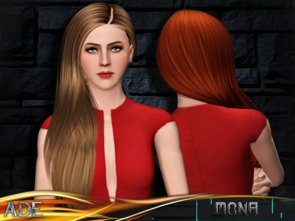Mona hairstyle by Ade Darma by The Sims Resource for Sims 3