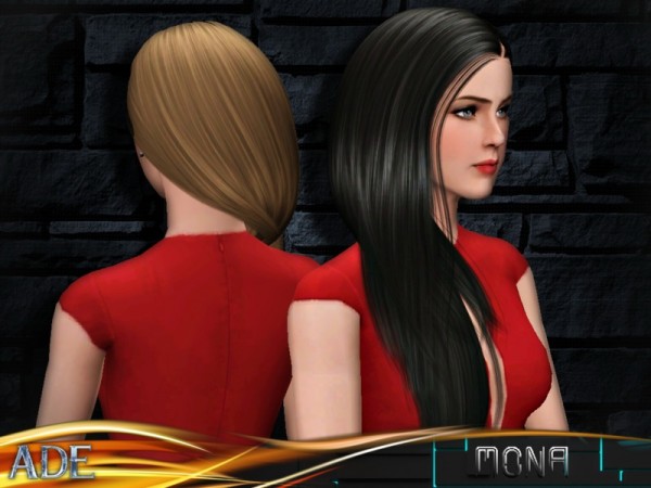 Mona hairstyle by Ade Darma by The Sims Resource for Sims 3
