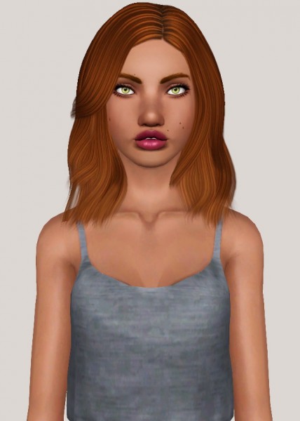 Cazy`s Raindrops chopped hair retextured by Someone take photoshop away from me for Sims 3