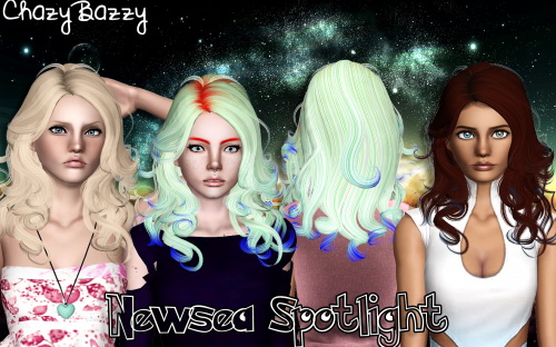 Newsea`s Spotlight hairstyle retextured by Chazy Bazzy for Sims 3