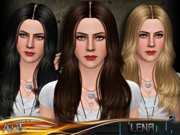Lena hair for TS4 by Ade Darma by The Sims Resource for Sims 3