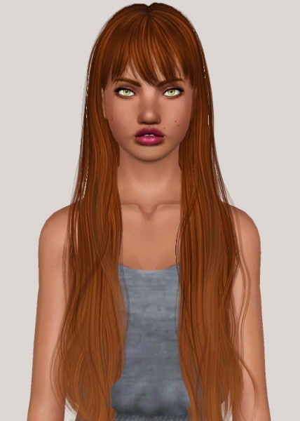 Newsea`s Janice hairstyle retextured by Someone take photoshop away from me for Sims 3