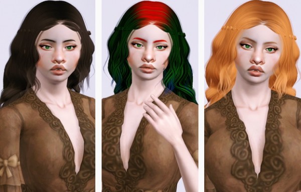 Alesso`s Firenze hairstyle retextured by Beaverhausen for Sims 3