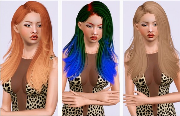 Alesso`s Hide hairstyle retextured by Beaverhausen for Sims 3