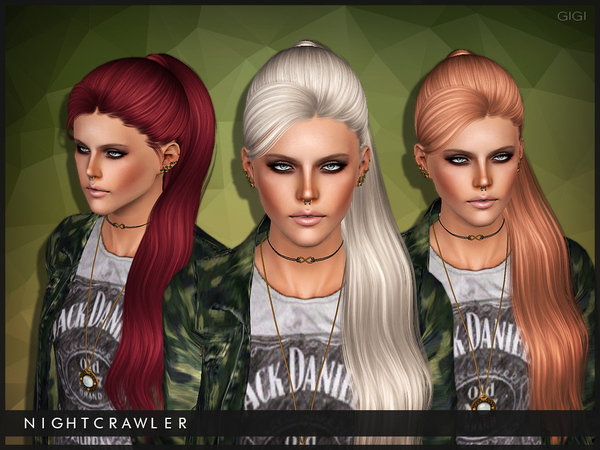 Gigi hairstyle for sims 3 by Nightcrawler by The Sims Resource for Sims 3