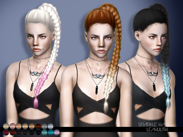 Sparkle Hairstyle retextured by Leah Lillith by The Sims Resource for Sims 3