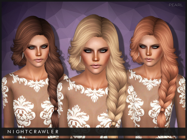 Pearl hairstyle for sims 3 by Nightcrawler  by The Sims Resource for Sims 3