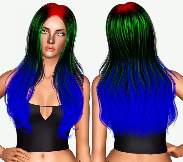 Sintiklia Ashe hairstyle retextured by Chantel Sims for Sims 3