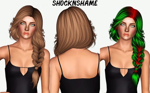 Nightcrawler`s Pearl hairstyle retextured by Chantel Sims for Sims 3