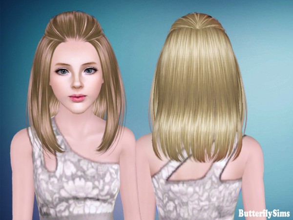 Hair 187 for TS3 by Butterfly Sims for Sims 3