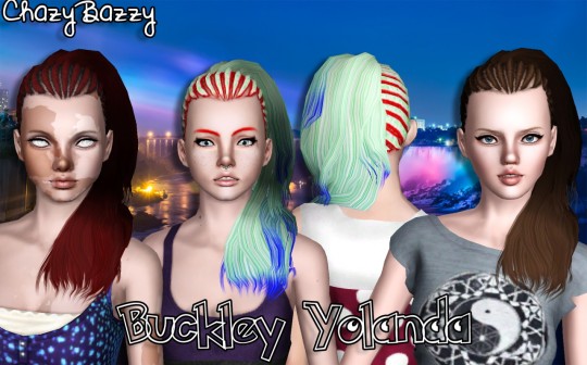 Buckley Hair Dump 5 by Chazy Bazzy - Sims 3 Hairs