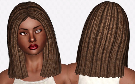 Nightcrawler Antoinette Dreads by Chantel Sims - Sims 3 Hairs