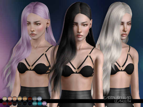 Heartburn Hair by LeahLillith by The Sims Resource for Sims 3