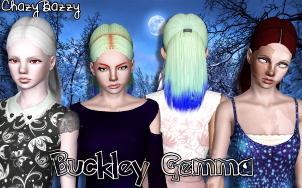 Buckley Hair Dump by Chazy Bazzy for Sims 3