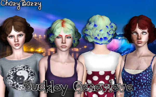 Buckley Hair Dump by Chazy Bazzy for Sims 3