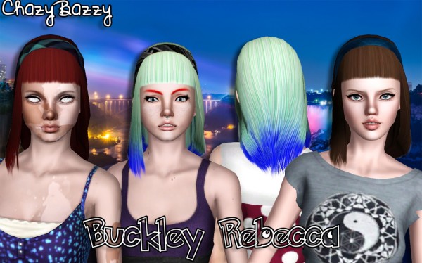 Buckley Hair Dump 4 by Chazy Bazzy for Sims 3